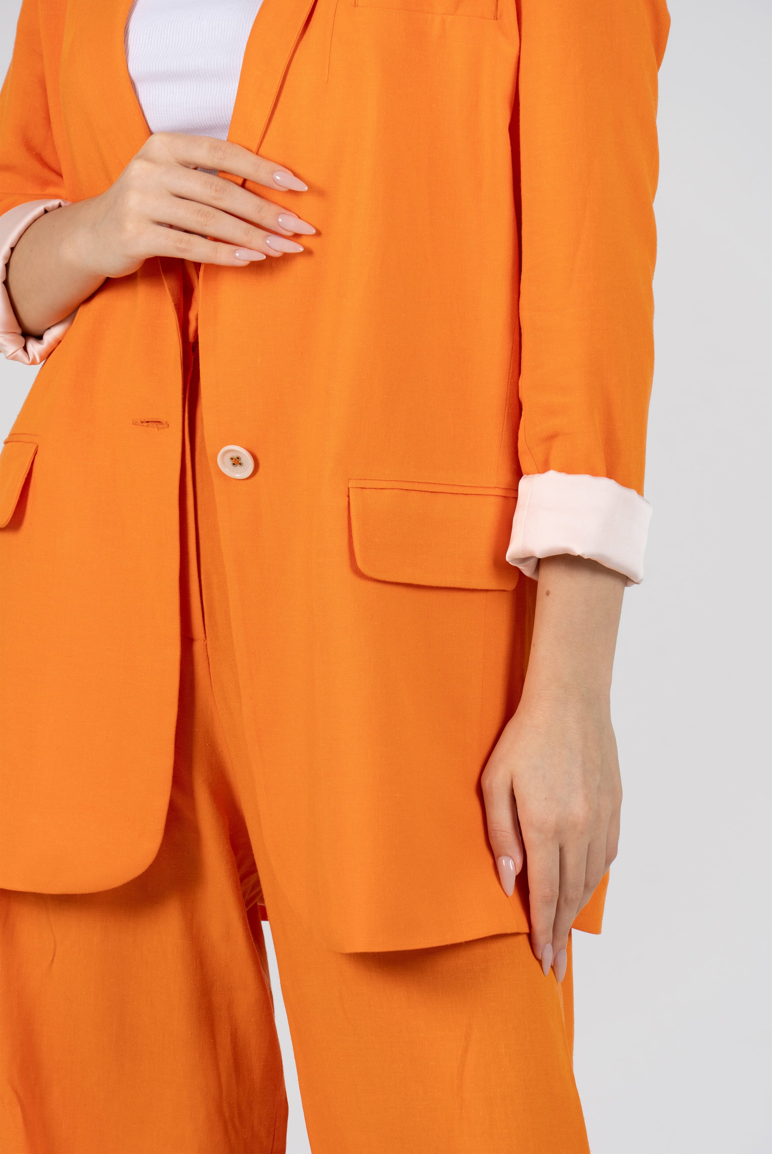 Tangerine Glow Blazer
