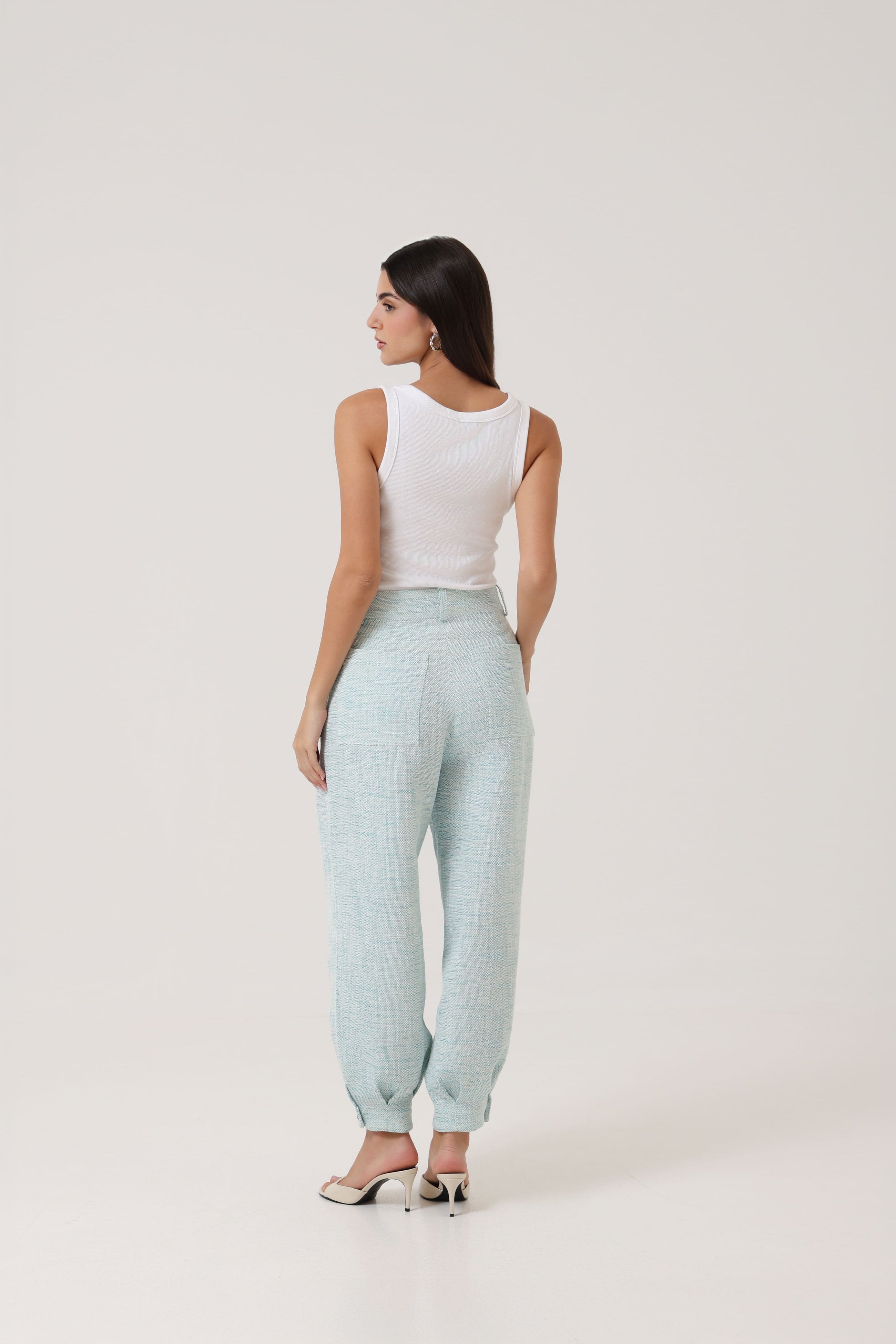 Back detail of the Portofino Mare Balloon Pants