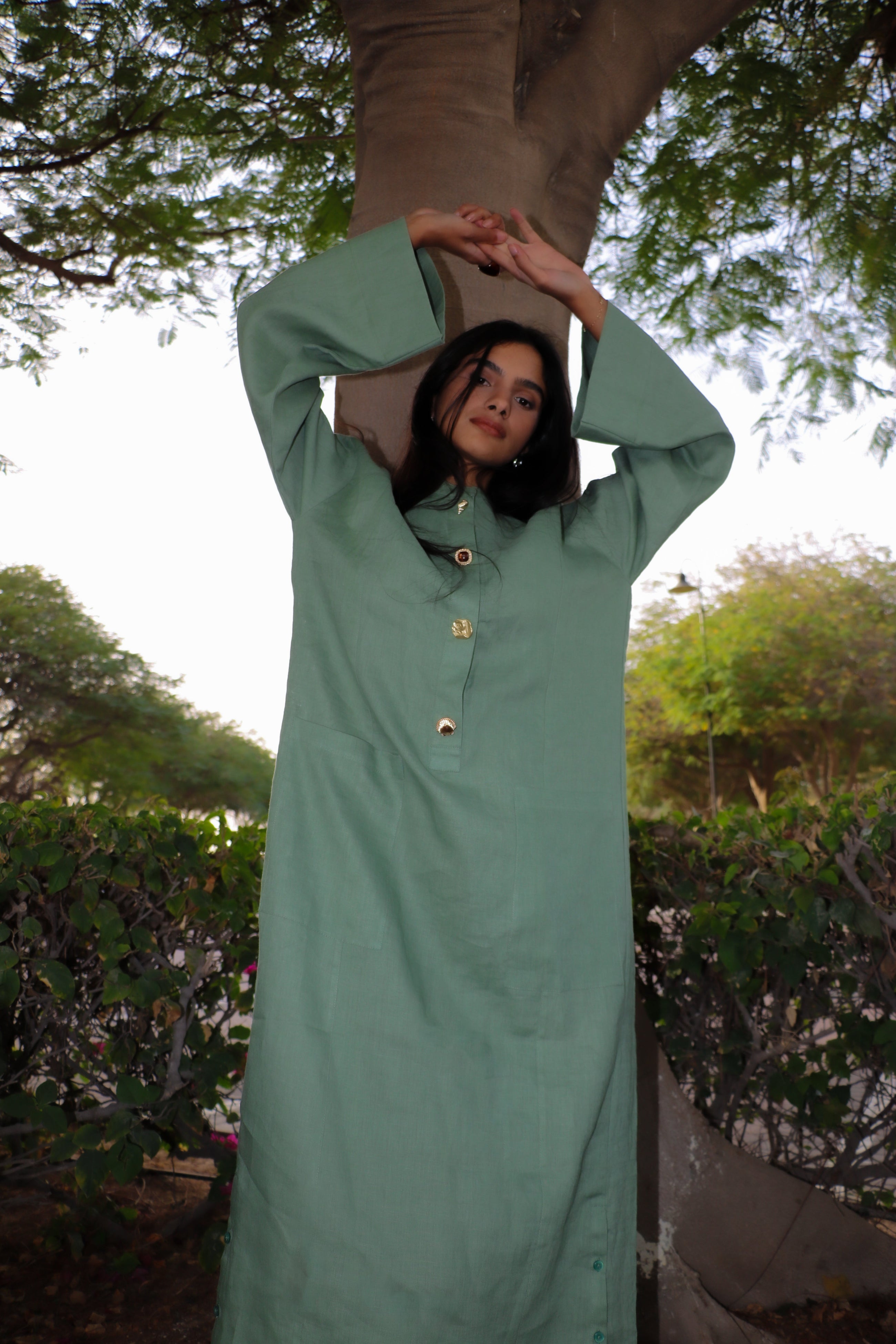 Elaya Kaftan Tunic Dress