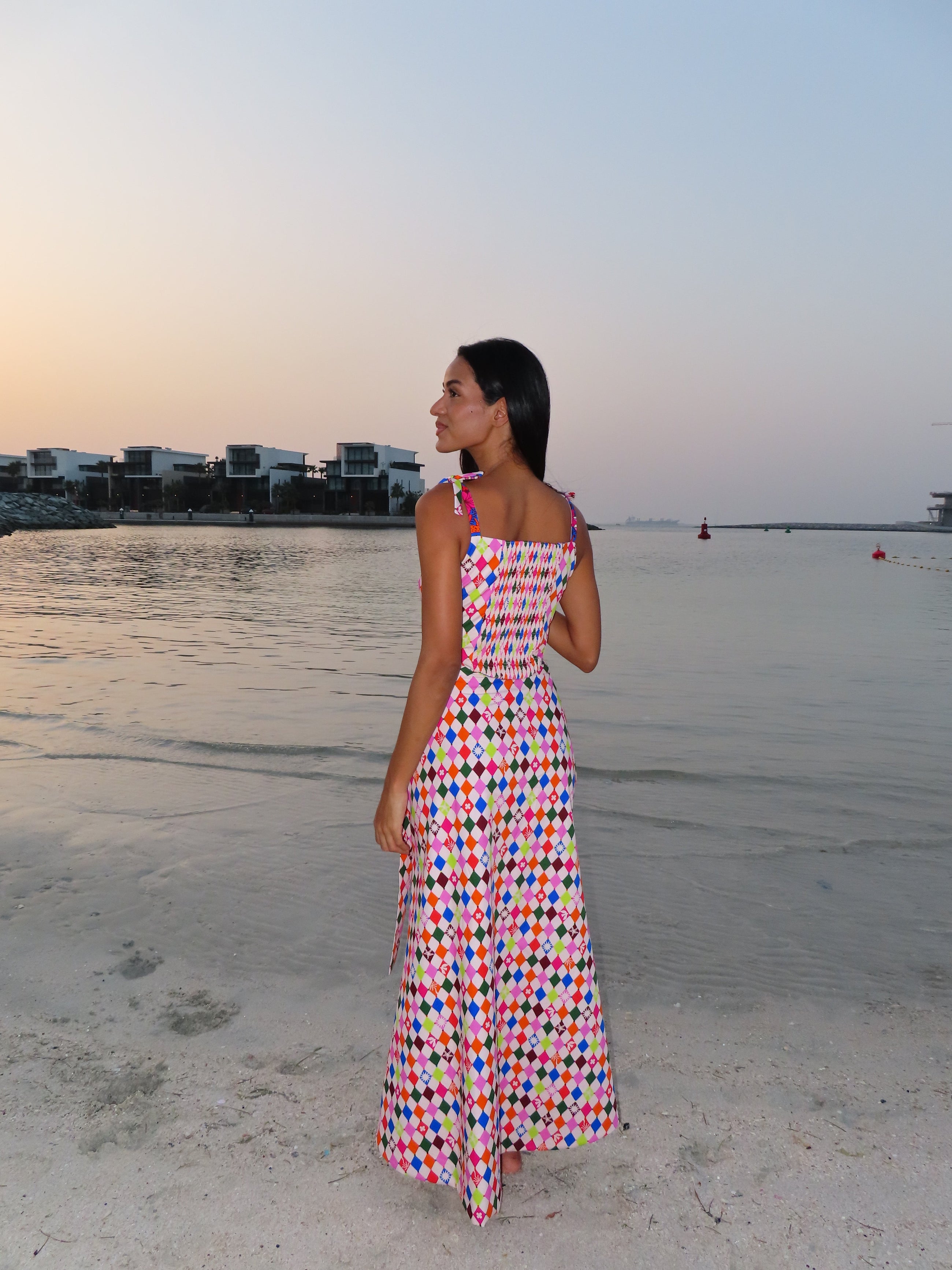 EOS Reversible Wrap Skirt – Summer Jungle & Soft Diamond -