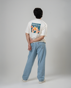 Kalamanteen White Oversized T-Shirt