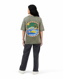 Two Rivers Green Oversized T-shirt