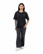 10 Fils Black Oversized T-shirt