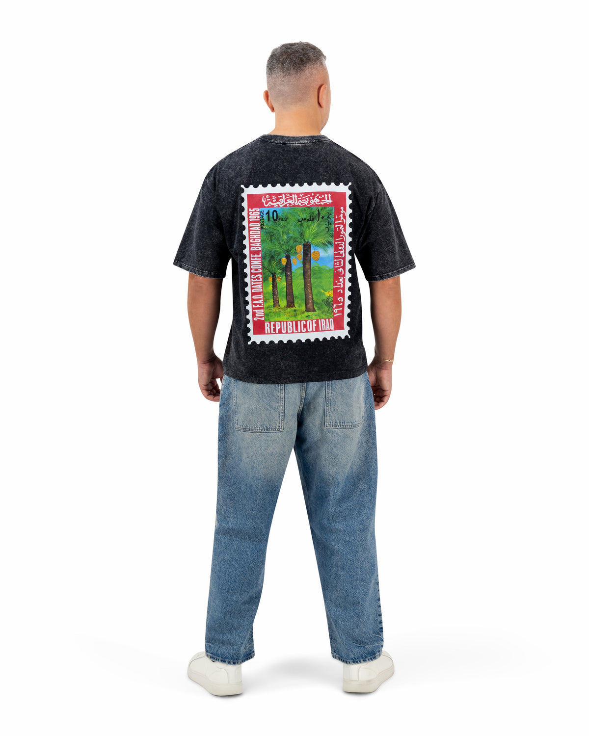 10 Fils Black Oversized T-shirt