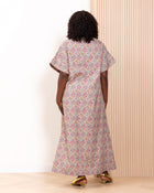 Back detail of the Mosaic Kaftan by Kras the Label