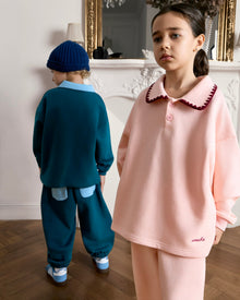 Leo Pants in Teal Pop
