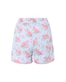 Layla Blue Shorts back details