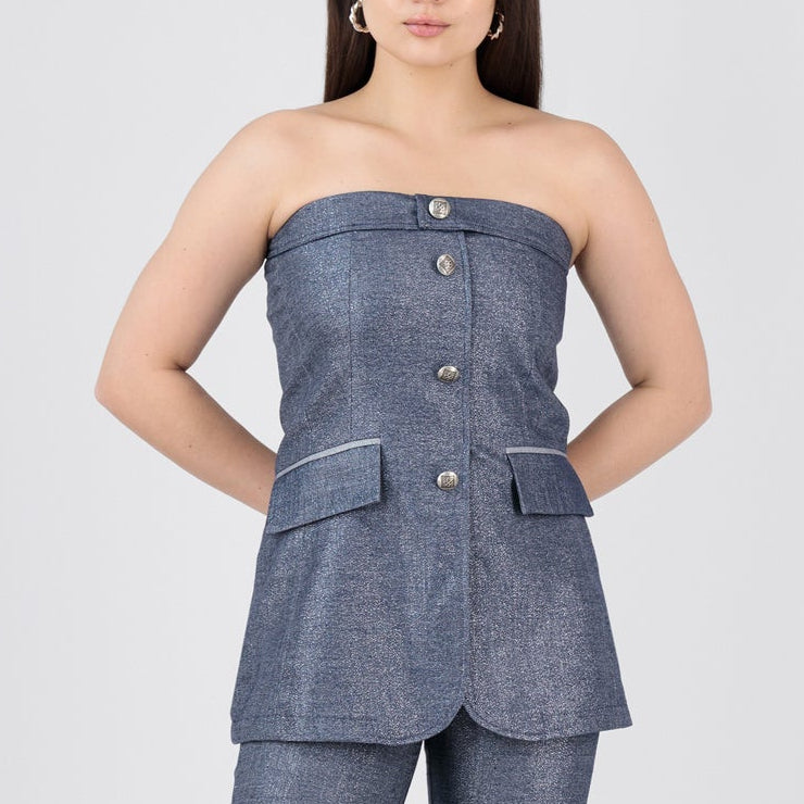 Midnight on Fifth Strapless Vest