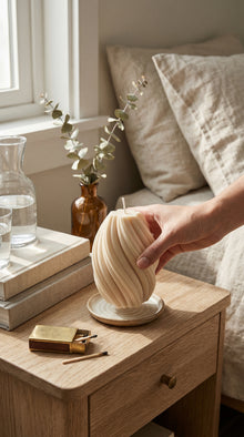 Large Twirl Candle