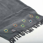 Bora Beach Towel with Lashes Design Embroidery