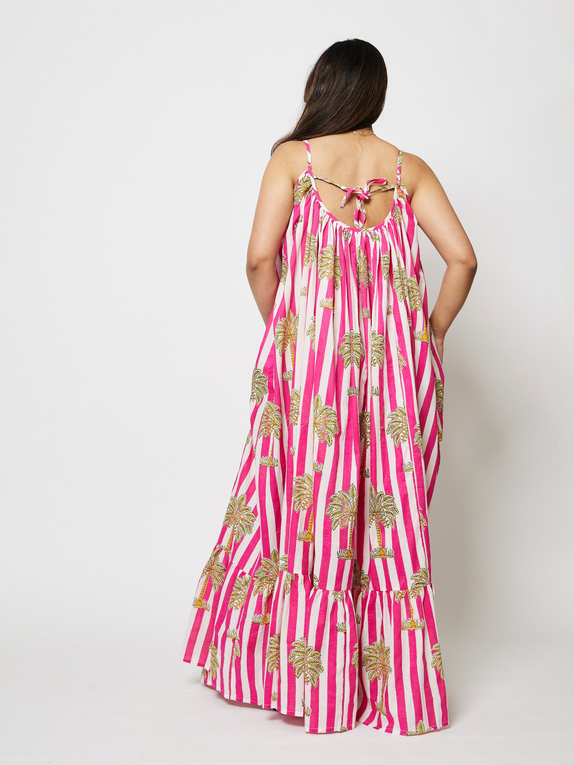Back detail of the Velora Maxi Dress by Kyshmysh