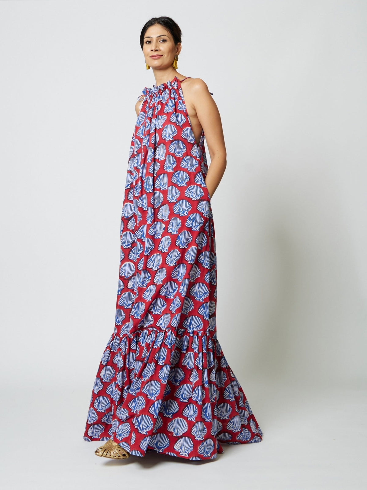 Mila Hi Neck Dress