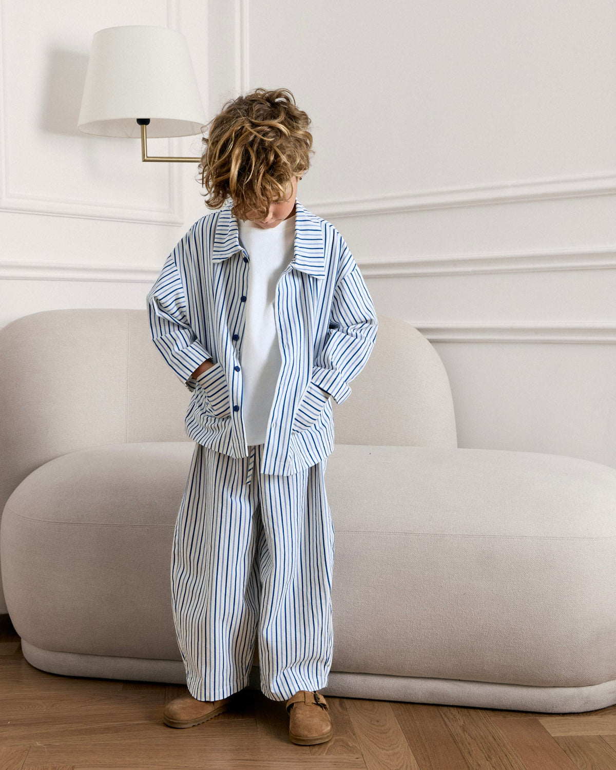 Kai Set in Sea Stripes Print