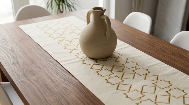 Arabesque 15-Piece Embroidered Table Set