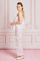 Pink Toile Babydoll Long Pyjama