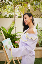 Dolce Violetta organic cotton pyjama set by Love Letters x