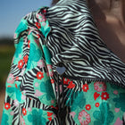 Bloom Reversible Cropped Hoodie Jacket - 