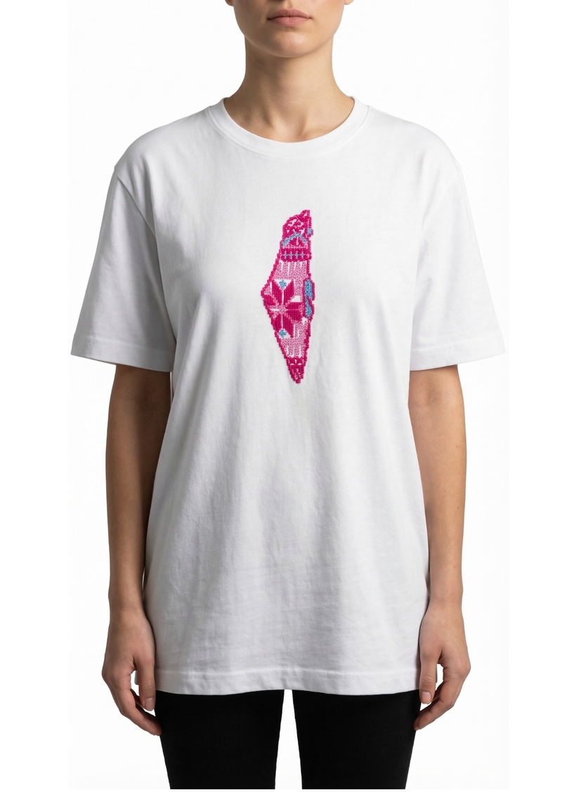 Palestine Map T-shirt