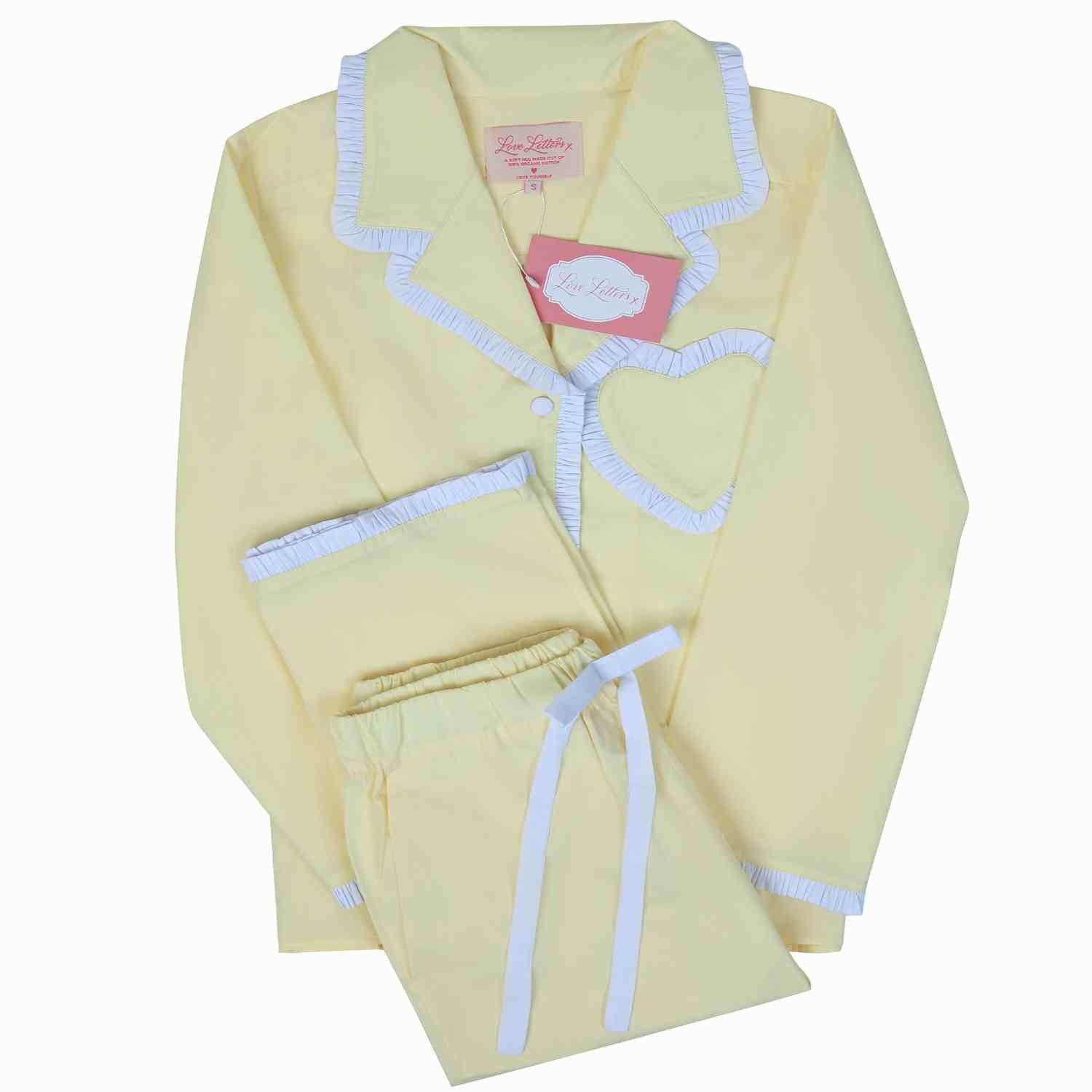 Dolce Limone organic cotton pyjama set by Love Letters x