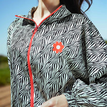 Long Oversized Zebra Jacket - 