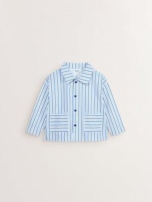 Kai Shacket in Sea Stripes Print