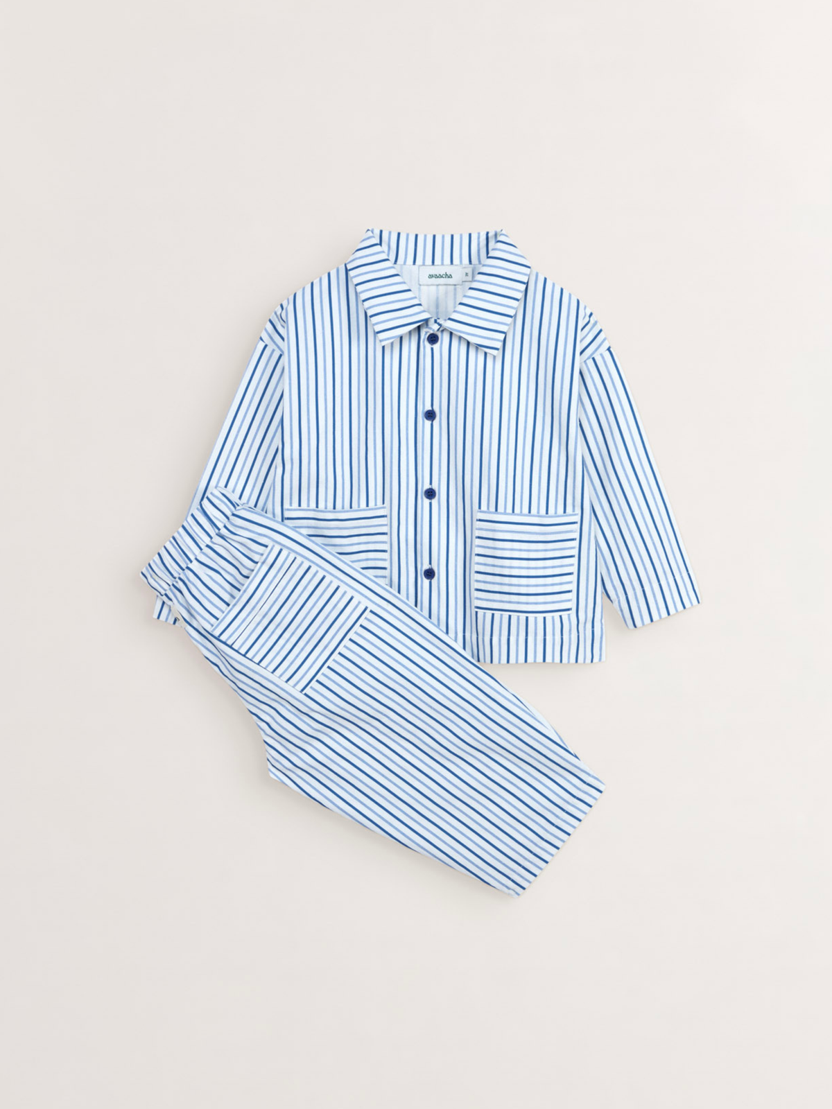 Kai Set in Sea Stripes Print