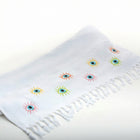 Bora Beach Towel with Lashes Design Embroidery