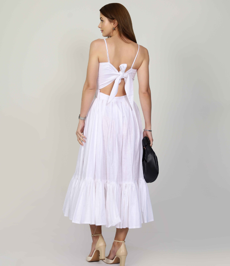 Daphne White Dress