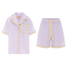 Top and Shorts of the Dolce Violetta Short Pyjama 
