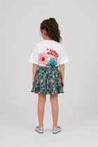 EOS X Remy Bloom  Oversized White Cotton Kids T-shirt - 