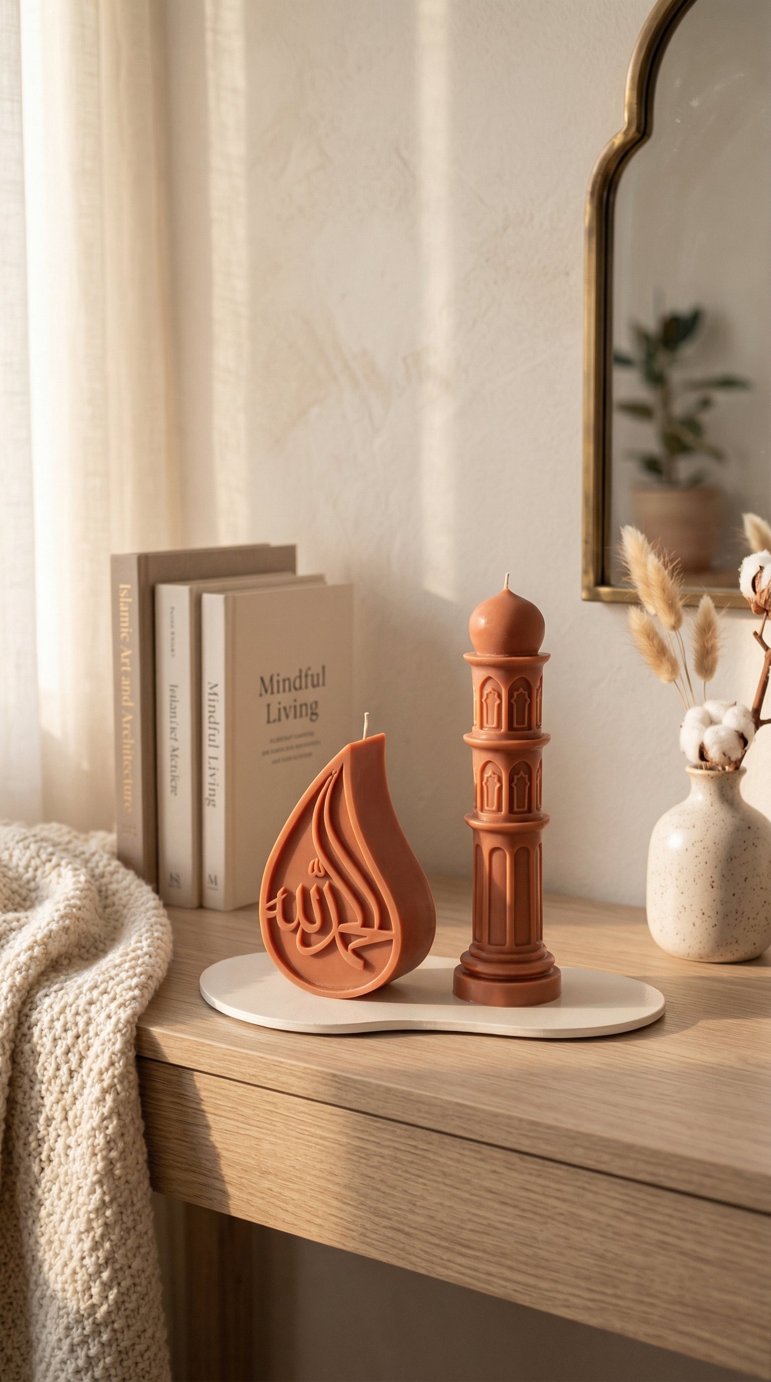 Drift Candle Ramadan Set with Plexi Plate