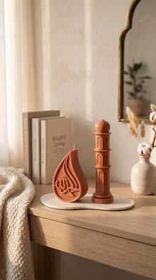 Drift Candle Ramadan Set with Plexi Plate