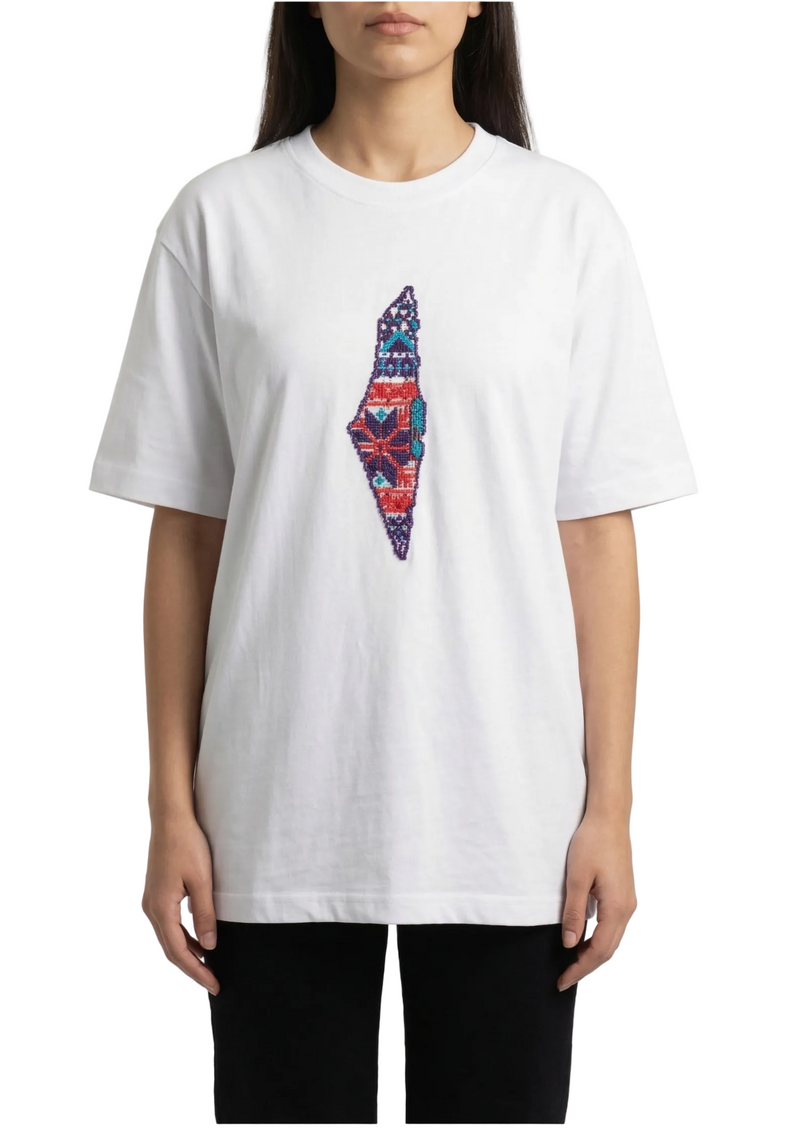 Palestine Map T-shirt