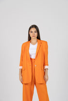 Tangerine Glow Blazer
