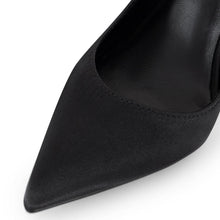Close-up detail shot of the Amira Stiletto Pumps by Subashini Heels