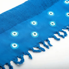 Bora Beach Towel with Greek Eye Design
