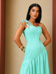 Model wearing the Maris Dress by Ragimora