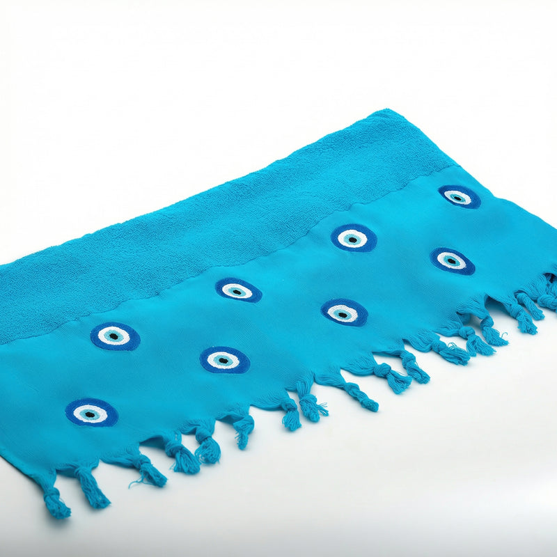 Bora Beach Towel with the Greek Eye Design