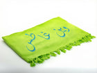 Rio Embroidered Turkish Beach Towel  وين غاطس