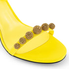 Close-up detail shot of the Sunset Jewel Sandals by Subashini Heels
