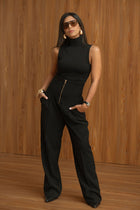 Waisted Black Pants