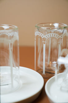 Close-up detail shot of the Qaysari Tea set by Doric Home