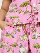 Close-up detail shot of the  Beast Co-ord Set by Kyshmysh