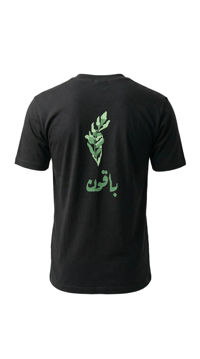 Black Olive Tatreez T-shirt