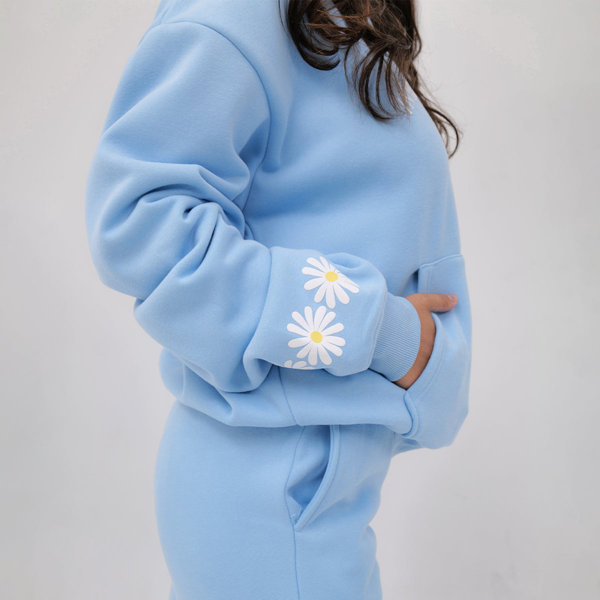 The Dreamer blue Matching Hoodie and Sweatpants Set
