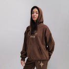 The Alpha Brown Matching Hoodie and Sweatpants set