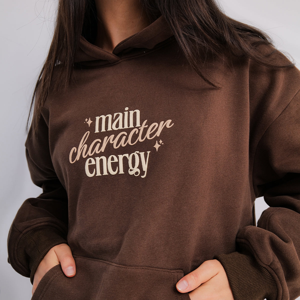 The Alpha Brown Matching Hoodie and Sweatpants set