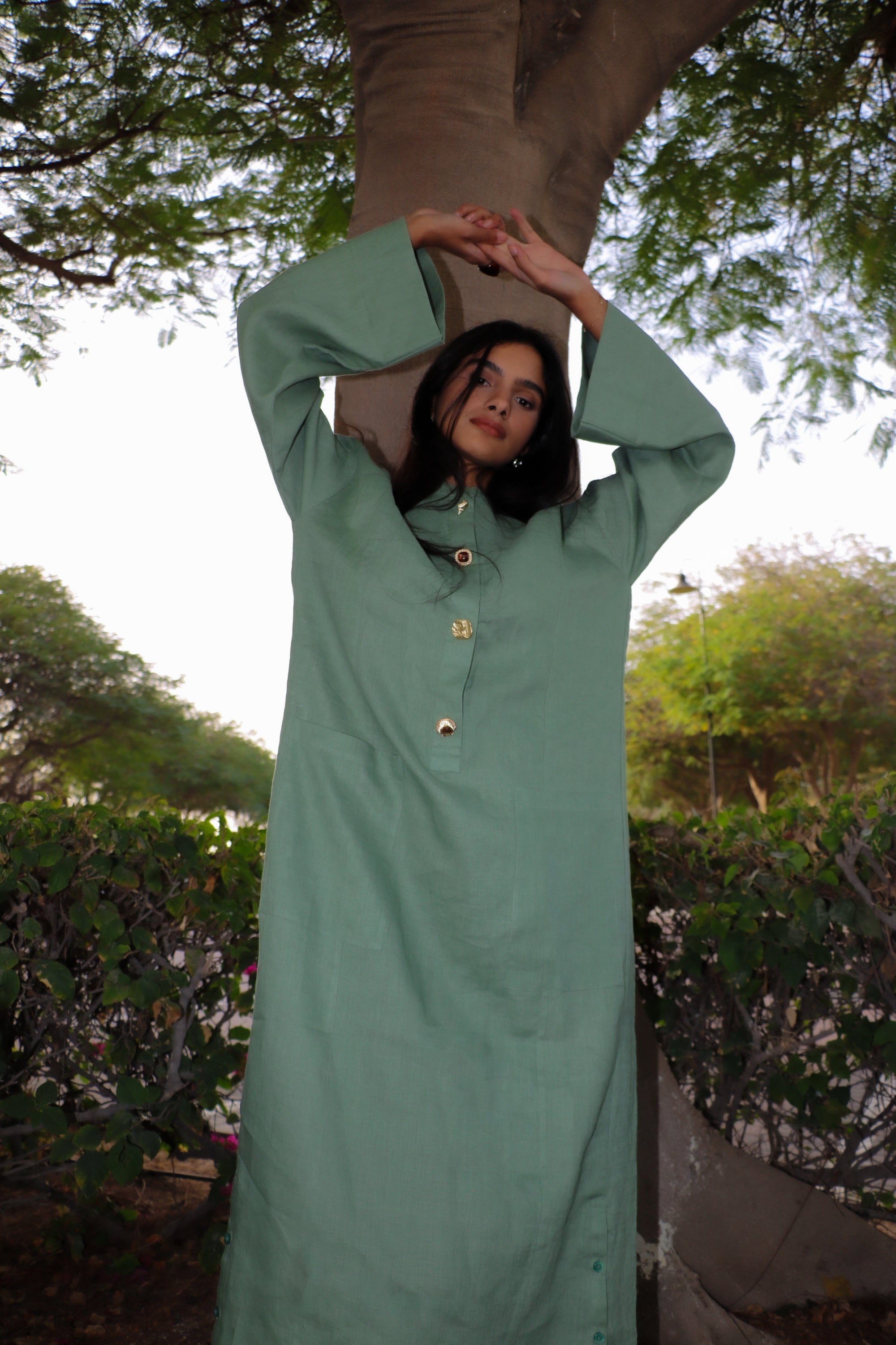 Elaya Kaftan Tunic Dress