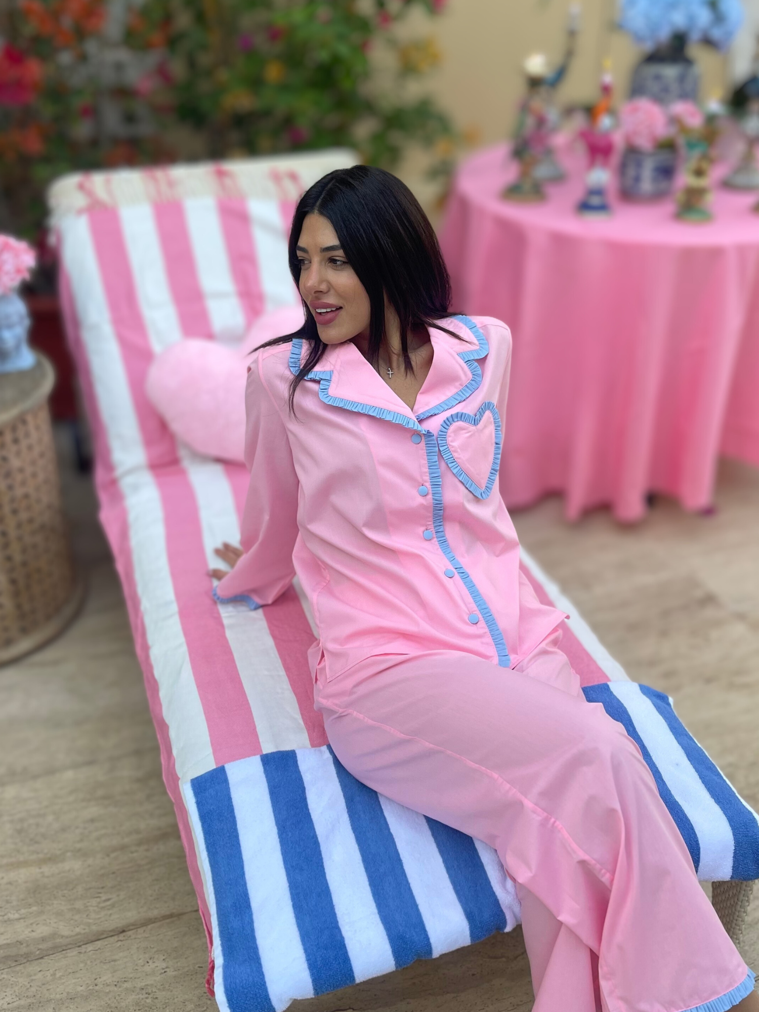 Dolce Confetto organic cotton pyjama set by Love Letters x