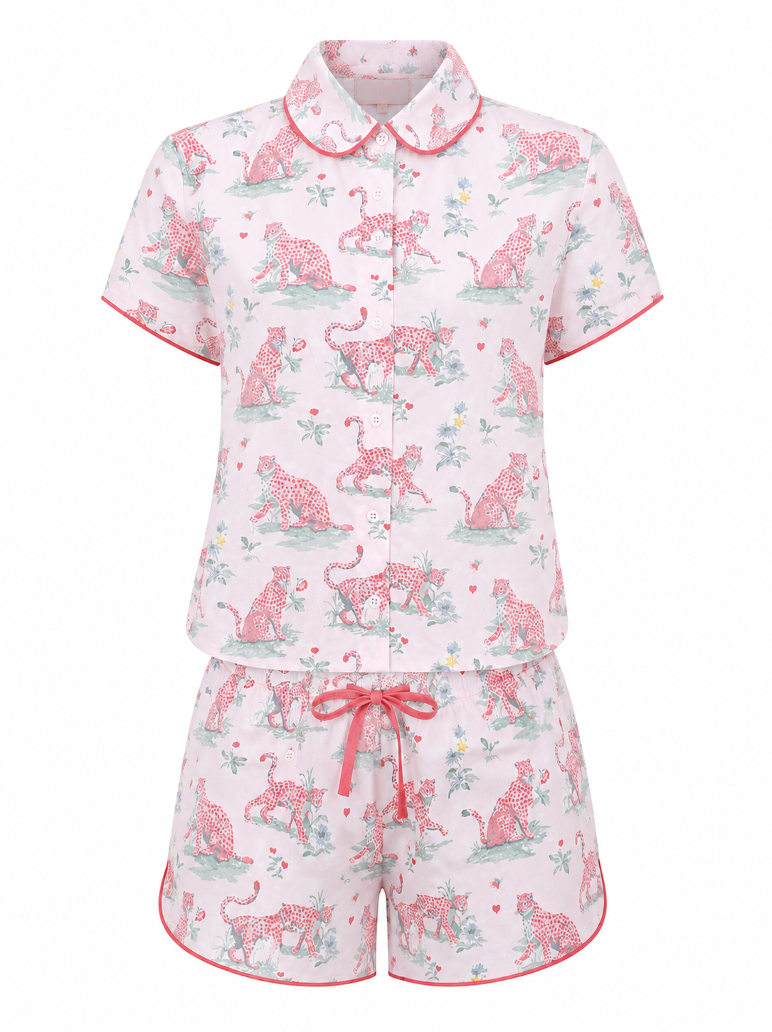 Layla Pink Short Pyjama Set